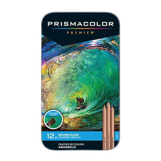 Prismacolor&#xAE; Premier Watercolor Pencil 12 Color Tin